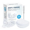 Anti-snoring mouthguard, adjustable, white